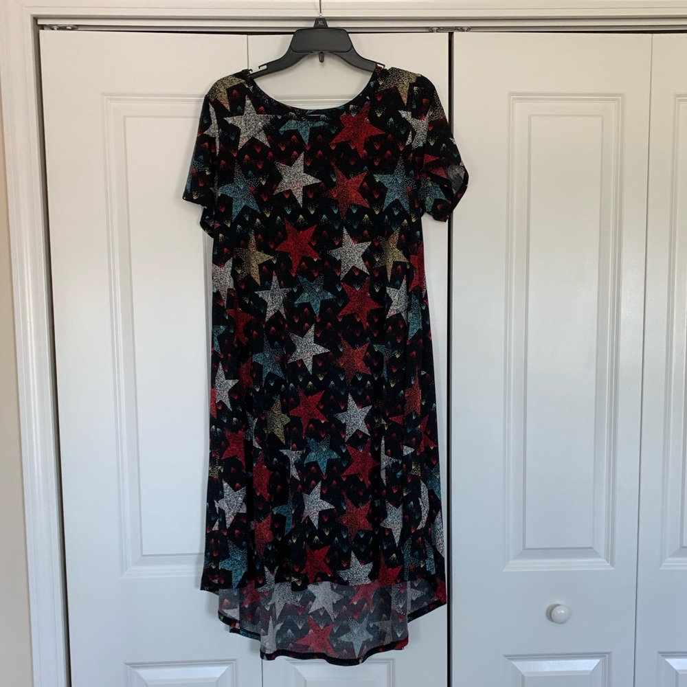 LuLaRoe Medium Carly Americana Collection